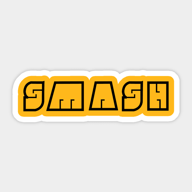 Smash Sticker by SillyShirts